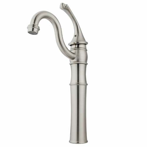 Kingston Brass KB3428GL Georgian Brushed Nickel Single-Handle Vessel Sink Faucet