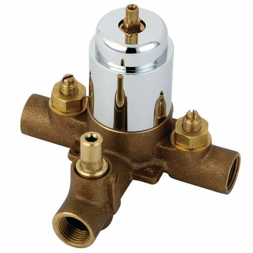 Kingston Brass KB36310V Restoration Pressure Balanced Tub Shower Valve with Stops, Polished Chrome