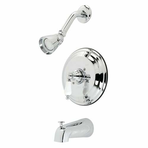 Kingston Brass KB3631PL Restoration Single-Handle Pressure Balanced Tub Shower Faucet, Chrome