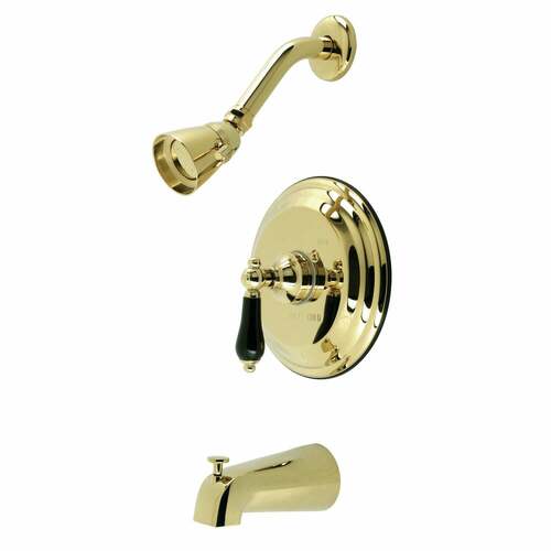 Kingston Brass KB3632PKL Duchess Single-Handle Pressure Balanced Tub Shower Faucet, Polished Brass