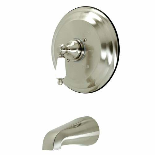 Kingston Brass KB3638PLTO Vintage Single-Handle Pressure Balanced Tub Faucet, Brushed Nickel