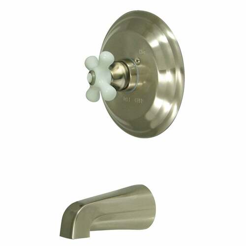 Kingston Brass KB3638PXTO Vintage Single-Handle Pressure Balanced Tub Faucet in Brushed Nickel