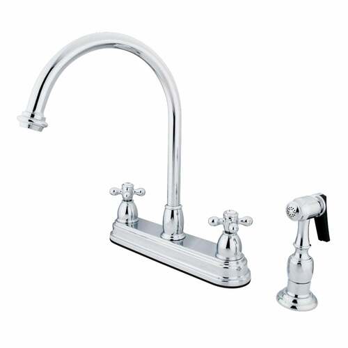 Kingston Brass KB3751AXBS Restoration Double-Handle 8