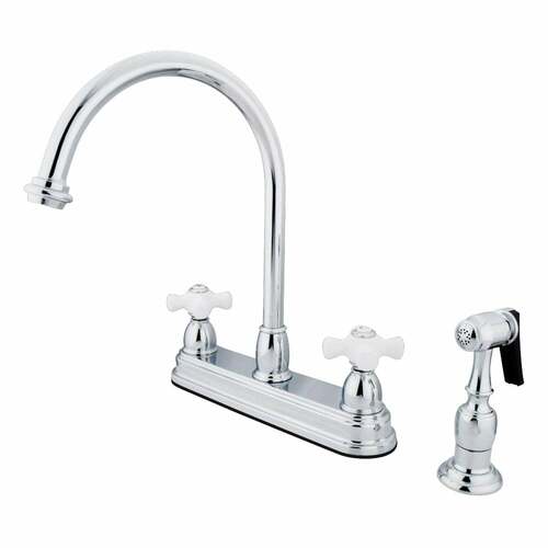 Kingston Brass KB3751PXBS Restoration Double-Handle 8