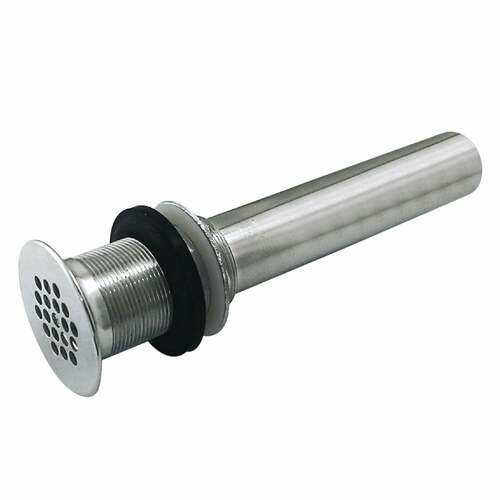 Kingston Brass KB4001 Polished Chrome 17 Gauge Grid Drain without Overflow