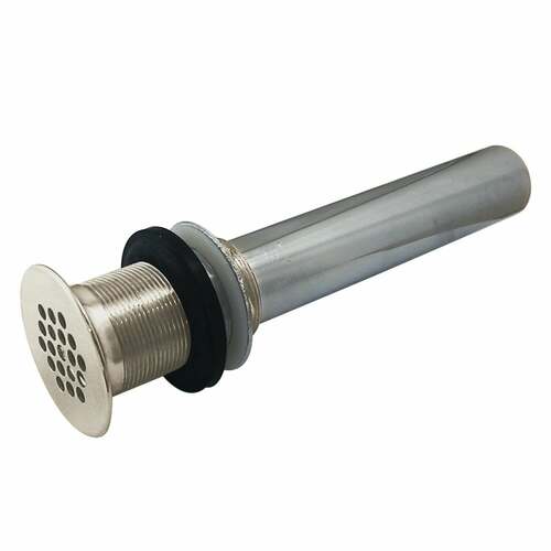 Kingston Brass KB4006 Polished Nickel 17 Gauge Grid Drain without Overflow