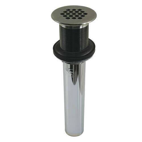 Kingston Brass KB400VN Black Stainless 17 Gauge Grid Drain without Overflow