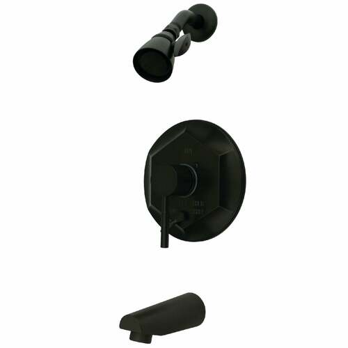 Kingston Brass KB46350DL Concord Single-Handle Pressure Balanced Tub Shower Faucet, Oil Rubbed Bronze
