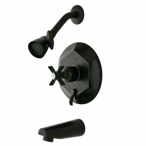 Kingston Brass KB46350ZX Millennium Single-Handle Pressure Balanced Tub Shower Faucet, Oil Rubbed Bronze