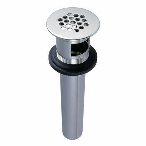 Kingston Brass KB5006 Polished Nickel 17 Gauge Grid Drain with Overflow