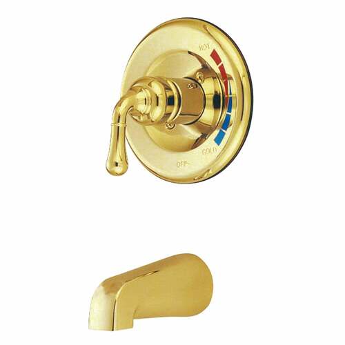 Kingston Brass KB632TO Magellan Single-Handle Pressure Balanced Tub Faucet in Polished Brass
