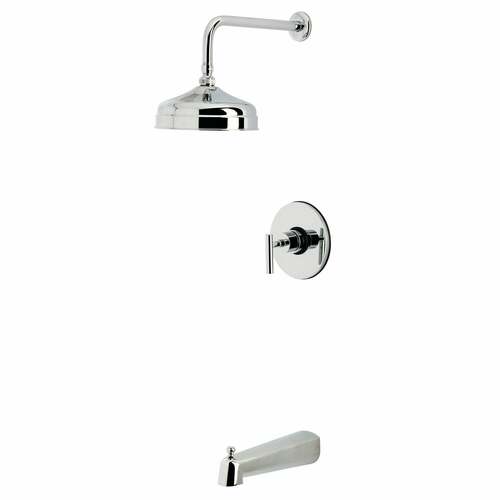 Kingston Brass KB6331CML Manhattan Single-Handle Pressure Balanced Tub Shower Faucet, Chrome