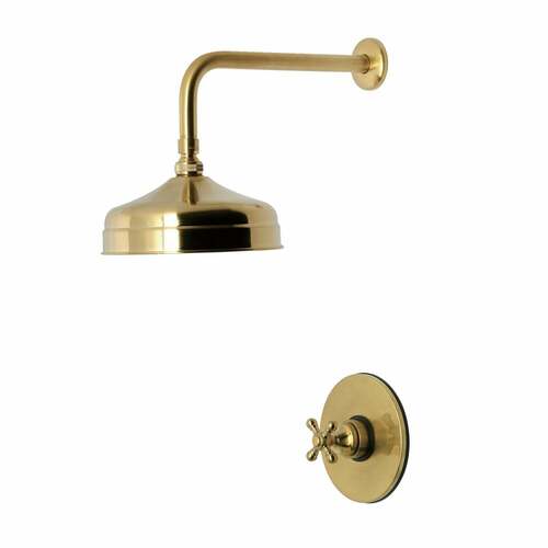 Kingston Brass KB6337BXSO Metropolitan Brushed Brass Single-Handle Pressure Balanced Shower Faucet