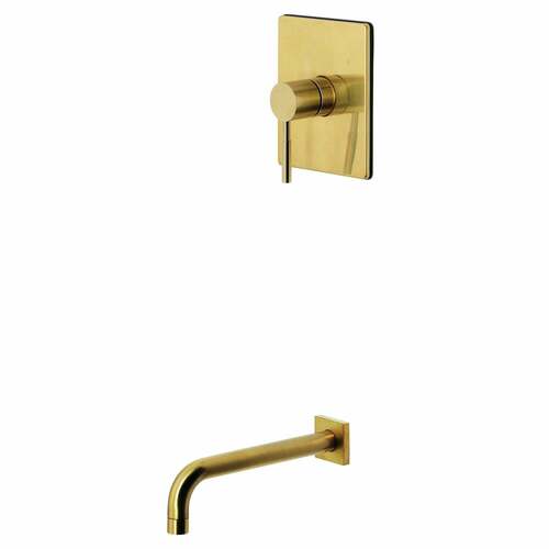 Kingston Brass KB6347DLTO Concord Brushed Brass Single-Handle Pressure Balanced Tub Faucet