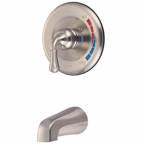Kingston Brass KB638TO Magellan Single-Handle Pressure Balanced Tub Faucet, Brushed Nickel