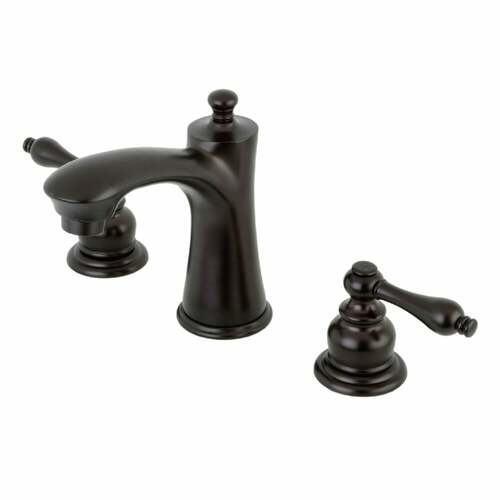 Kingston Brass KB7965AL Victorian Widespread Bathroom Faucet with Pop-Up Drain, Oil Rubbed Bronze
