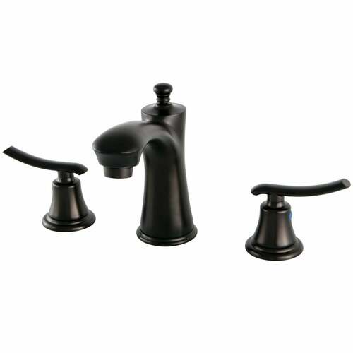 Kingston Brass KB7965JL Jamestown Widespread Bathroom Faucet with Pop-Up Drain, Oil Rubbed Bronze