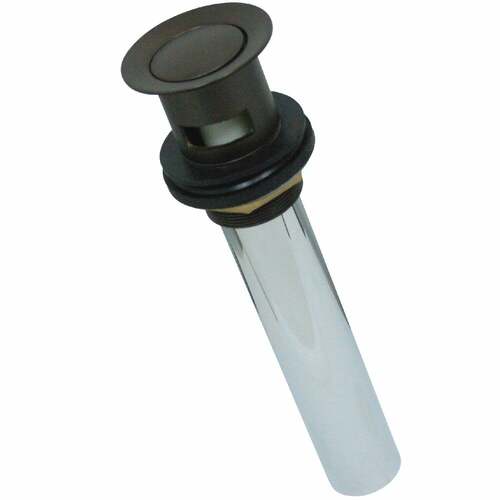 Kingston Brass KB8105 Push Pop-Up Drain with Overflow, 22 Gauge, Oil Rubbed Bronze