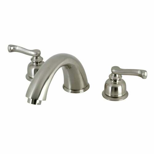 Kingston Brass KB8368FL Brushed Nickel Two-Handle Deck Mount Roman Tub Faucet