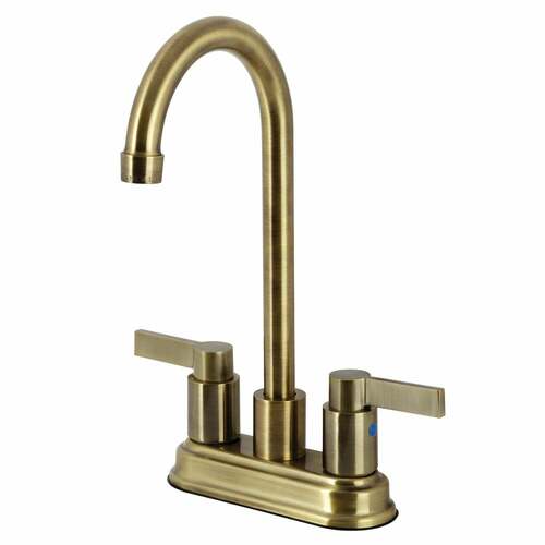 Kingston Brass KB8493NDL NuvoFusion Antique Brass Double-Handle 4