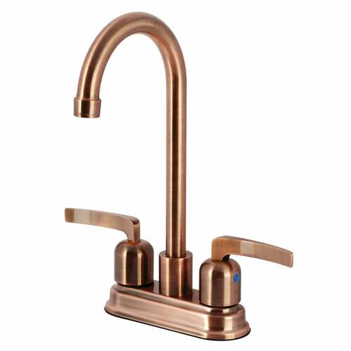 Kingston Brass KB849EFLAC Centurion Antique Copper Double-Handle 4