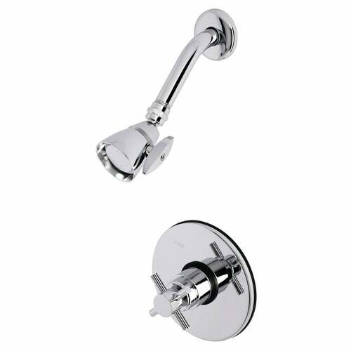 Kingston Brass KB8691DXSO Single-Handle Pressure Balanced Shower Faucet in Polished Chrome