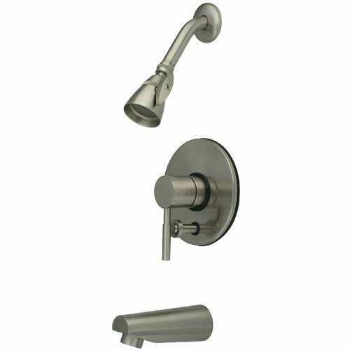 Kingston Brass KB86980DL Concord Single-Handle Pressure Balanced Tub Shower Faucet, Brushed Nickel