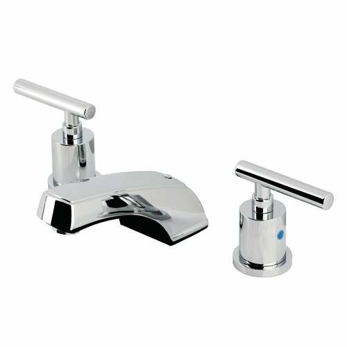 Kingston Brass KB8921CML Manhattan Widespread Bathroom Faucet with Pop-Up Drain, Chrome