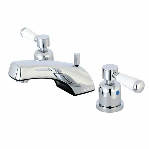Kingston Brass KB8921DPL Paris Widespread Bathroom Faucet with Pop-Up Drain, Chrome