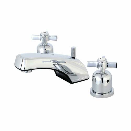 Kingston Brass KB8921ZX Millennium Widespread Bathroom Faucet with Pop-Up Drain, Chrome