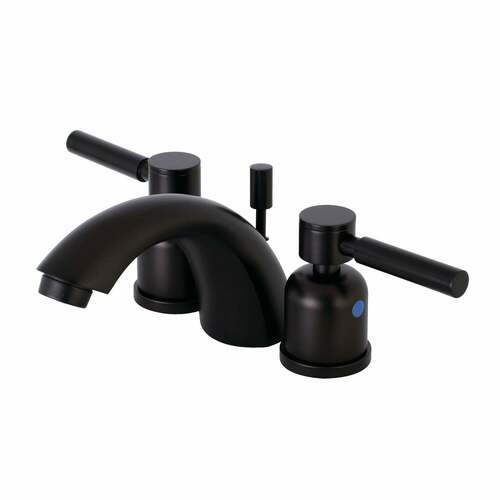 Kingston Brass KB8955DL Concord Mini Widespread Bathroom Faucet with Pop-Up Drain, Oil Rubbed Bronze