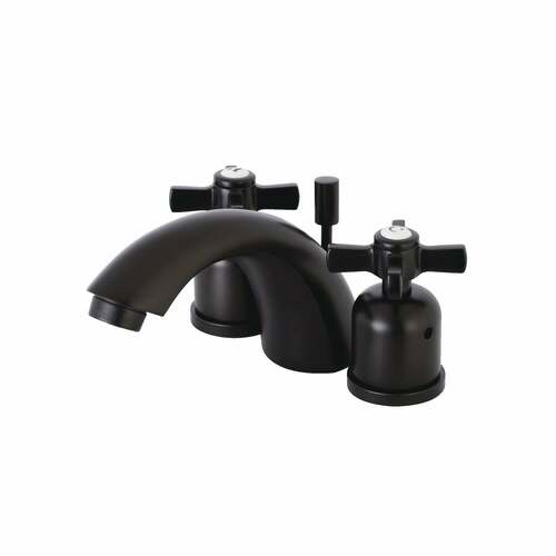 Kingston Brass KB8955ZX Millennium Mini Widespread Bathroom Faucet with Pop-Up Drain, Oil Rubbed Bronze
