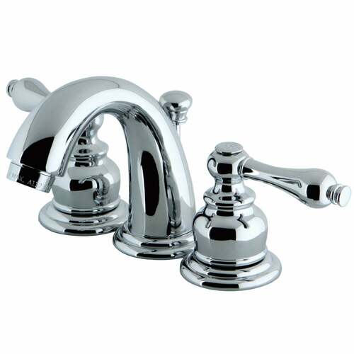 Kingston Brass KB911AL Victorian Widespread Bathroom Faucet with Pop-Up Drain, Chrome