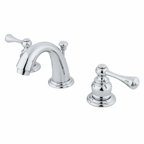Kingston Brass KB911BL Vintage Widespread Bathroom Faucet with Pop-Up Drain, Chrome