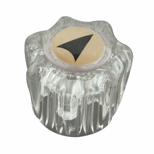 Kingston Brass KBDH101 Acrylic Diverter Knob Handle for Tub and Shower Faucet