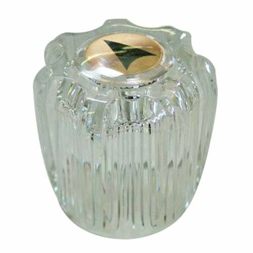 Kingston Brass KBDH131 Acrylic Diverter Knob Handle for Tub and Shower Faucet