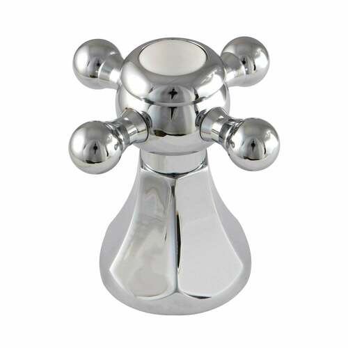 Kingston Brass KBDH4461BX Polished Chrome Metal Cross Handle Diverter for Tub Shower Faucet