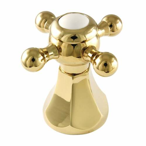 Kingston Brass KBDH4462BX Polished Brass Metal Cross Handle Diverter for Tub Shower Faucet