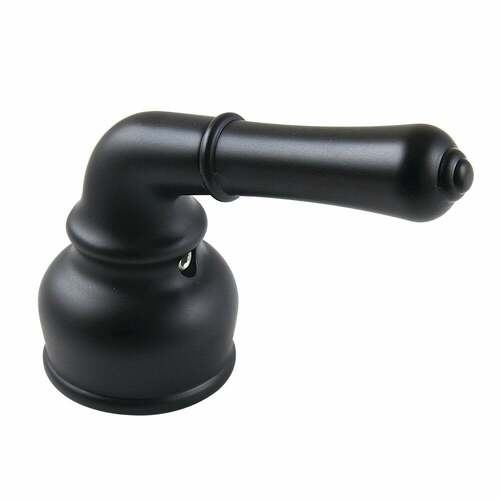 Kingston Brass KBDH620 Matte Black Metal Lever Diverter Handle for Tub Shower Faucet