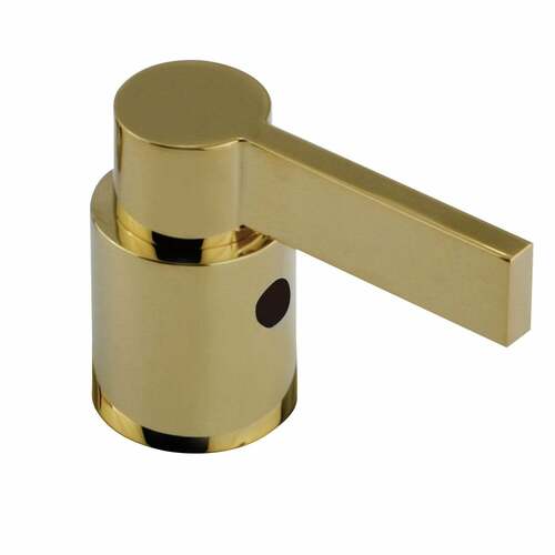 Kingston Brass KBDH8662NDL NuvoFusion Polished Brass Metal Lever Diverter Handle for Tub/Shower Faucet