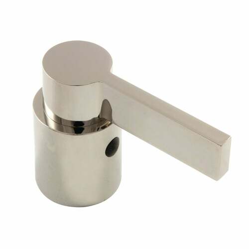 Kingston Brass KBDH8666NDL NuvoFusion Polished Nickel Lever Handle Diverter for Tub Shower Faucet