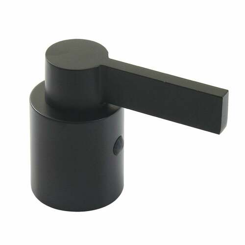 Kingston Brass KBDH8960NDL Matte Black Zinc Alloy Lever Handle Diverter for Tub Shower Faucet