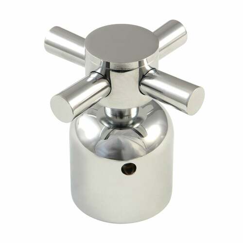 Kingston Brass KBDH8961DX Concord Polished Chrome Metal Cross Handle Diverter for Tub Shower