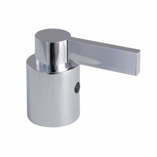 Kingston Brass KBDH8961NDL NuvoFusion Zinc Alloy Diverter Lever Handle for Tub Shower, Polished Chrome