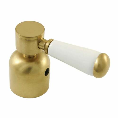Kingston Brass KBDH8967DPL Paris Brushed Brass Metal Lever Diverter Handle for Tub/Shower Faucet