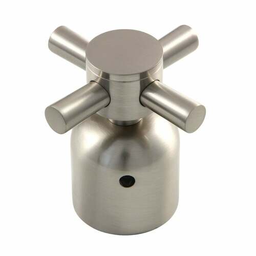 Kingston Brass KBDH8968DX Concord Brushed Nickel Cross Handle Diverter for Tub Shower Faucet