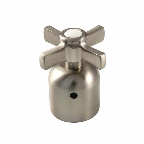 Kingston Brass KBDH8968ZX Millennium Brushed Nickel Cross Handle Diverter for Tub Shower Faucet