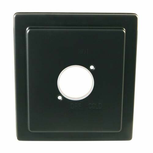 Kingston Brass KBE8650 Stylobate Matte Black Brass Escutcheon Plate