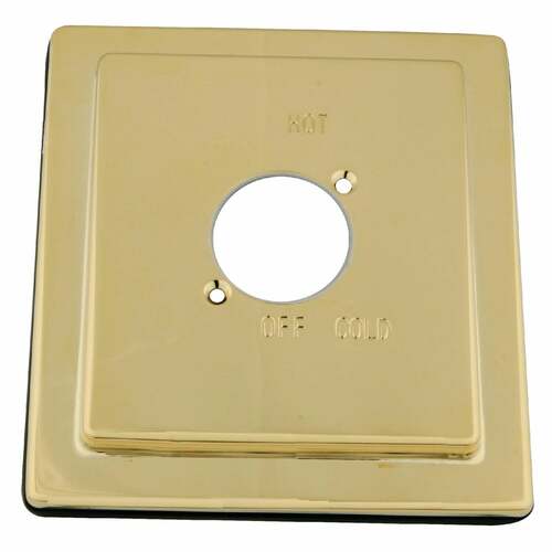 Kingston Brass KBE8652 Stylobate Polished Brass Escutcheon Plate