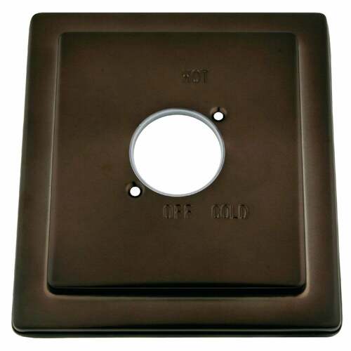 Kingston Brass KBE8655 Stylobate Brass Escutcheon Plate, Oil Rubbed Bronze Finish